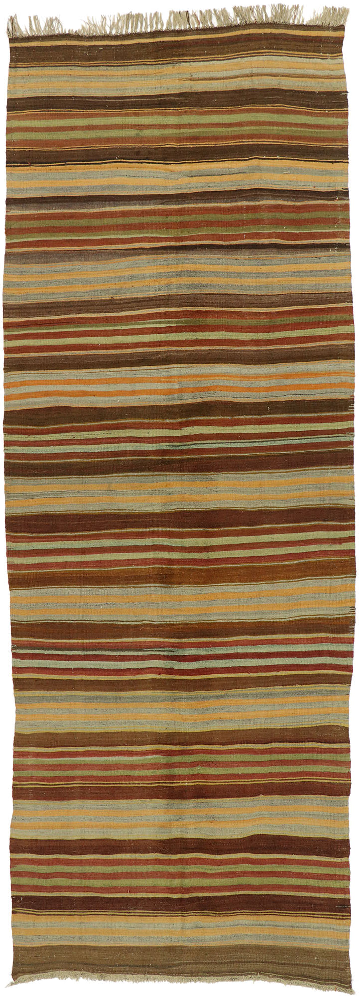 5 x 13 Vintage Turkish Kilim Runner 53115