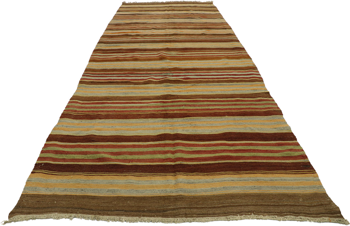 5 x 13 Vintage Turkish Kilim Runner 53115