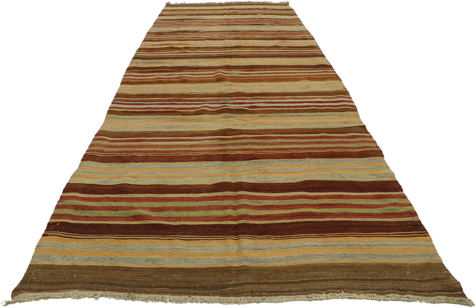 5 x 13 Vintage Turkish Kilim Runner 53115