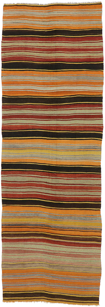 5 x 15 Vintage Turkish Kilim Rug 53117