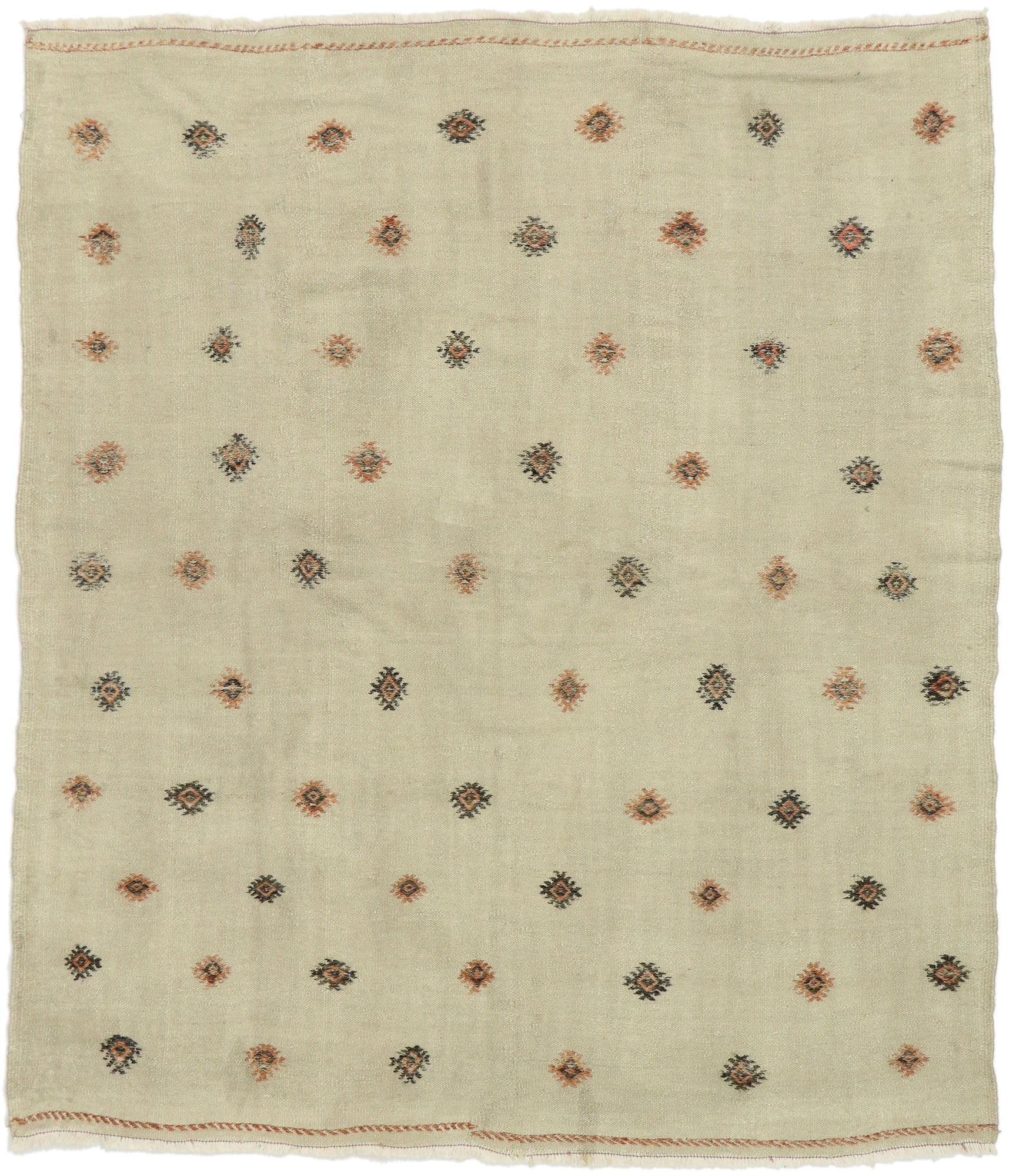 6 x 7 Vintage Turkish Kilim Rug 53119