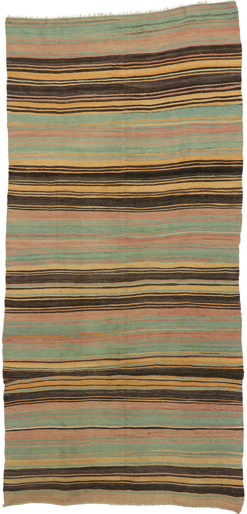 5 x 11 Vintage Turkish Kilim Rug 53122