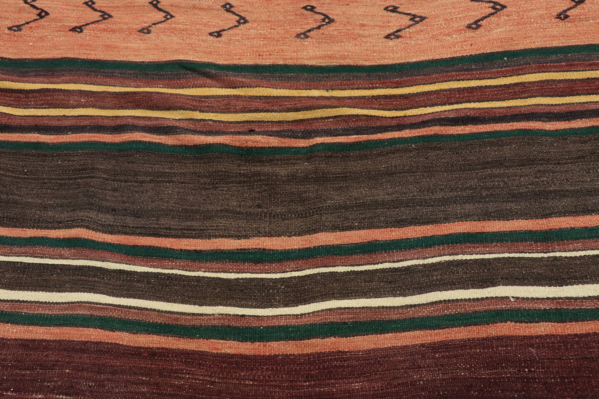 5 x 16 Vintage Turkish Kilim Rug 53126