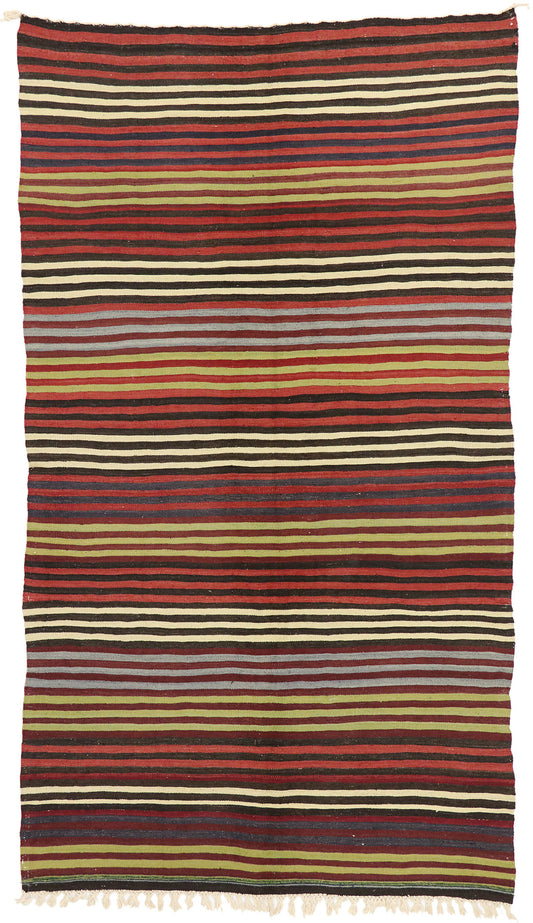 5 x 9 Vintage Turkish Kilim Rug 53127