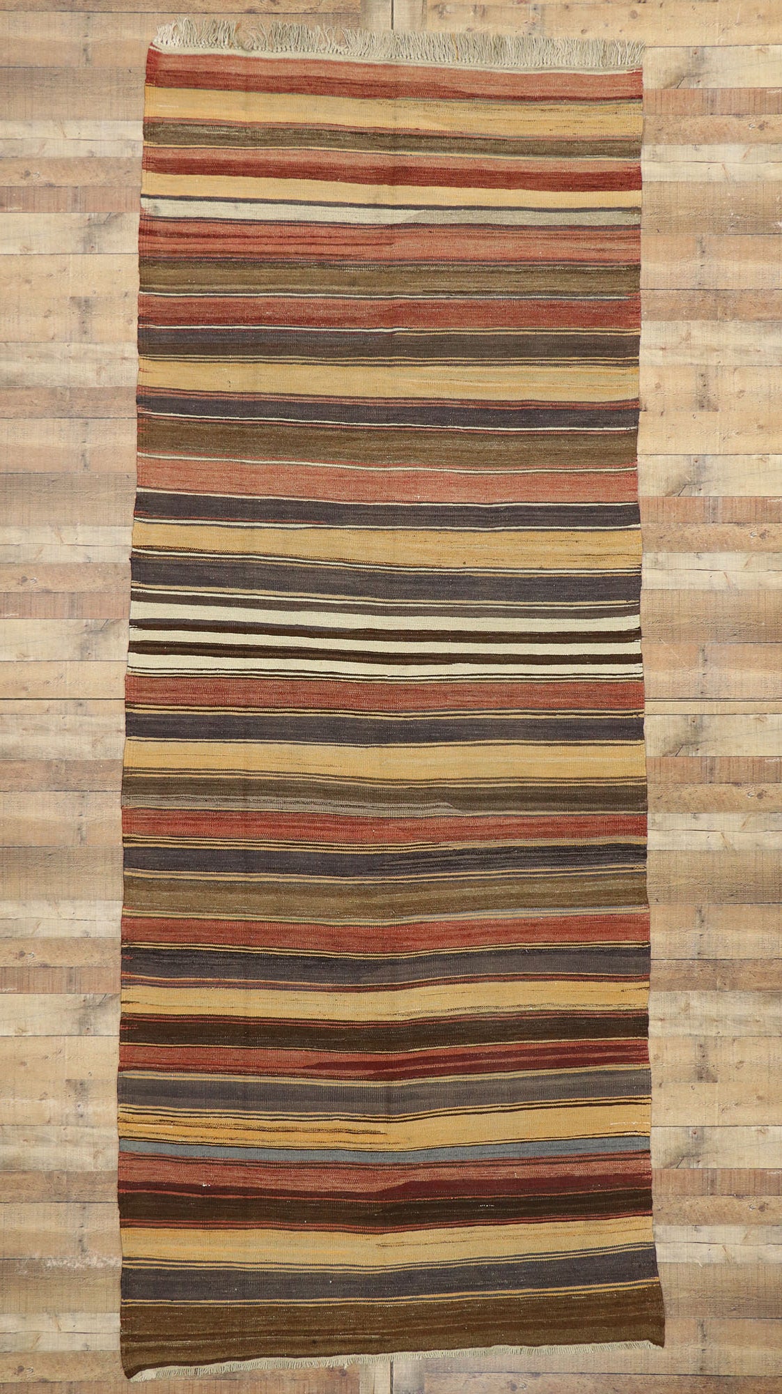 5 x 13 Vintage Turkish Kilim Rug 53128