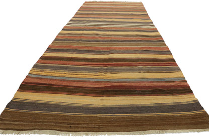 5 x 13 Vintage Turkish Kilim Rug 53128