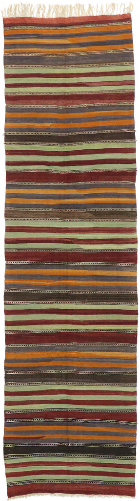 4 x 16 Vintage Turkish Kilim Runner 53129