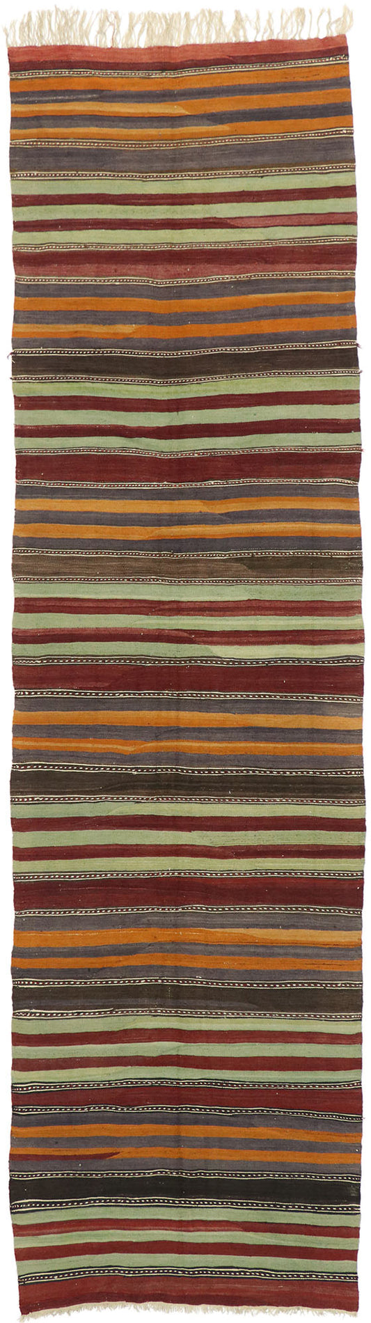 4 x 16 Vintage Turkish Kilim Runner 53129