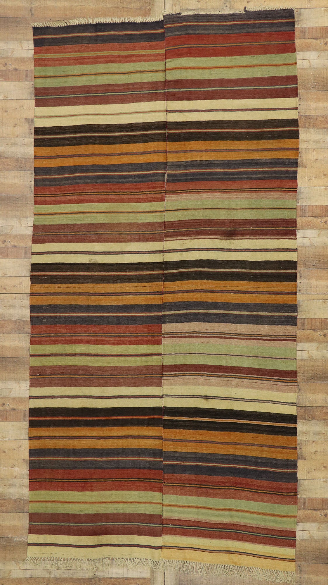6 x 12 Vintage Turkish Kilim Rug 53130