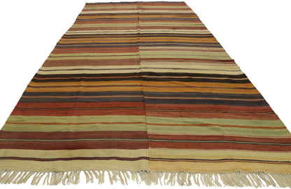 6 x 12 Vintage Turkish Kilim Rug 53130