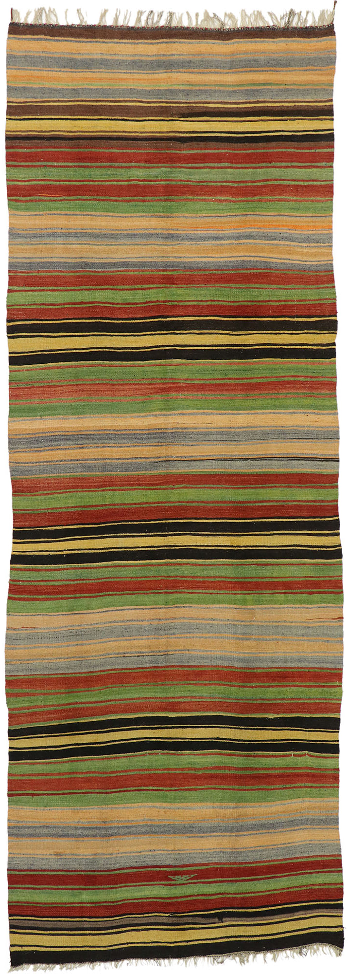 5 x 14 Vintage Turkish Kilim Runner 53133