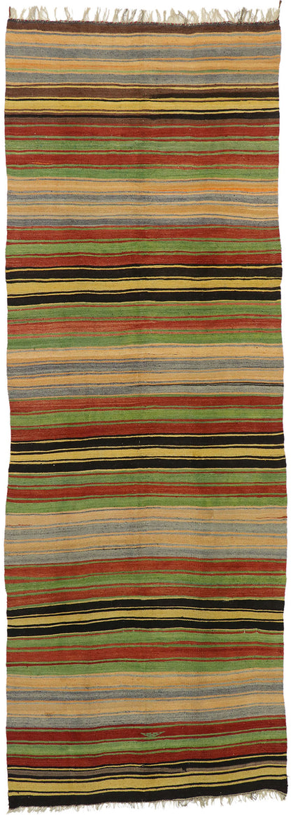 5 x 14 Vintage Turkish Kilim Runner 53133