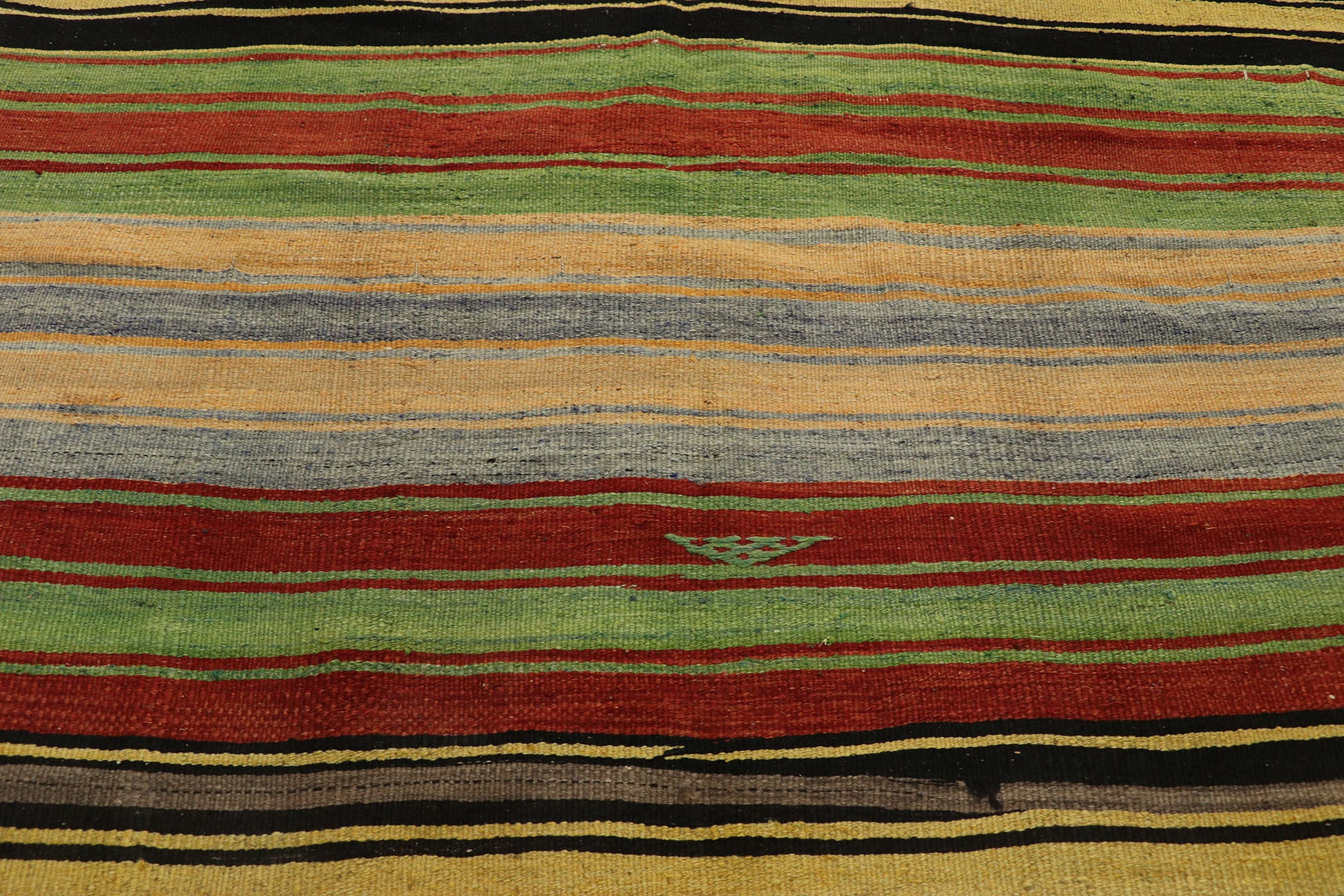 5 x 14 Vintage Turkish Kilim Runner 53133