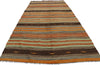 5 x 10 Vintage Turkish Kilim Runner 53134