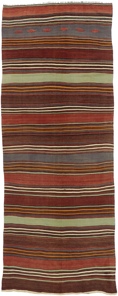 5 x 13 Vintage Turkish Kilim Runner 53135