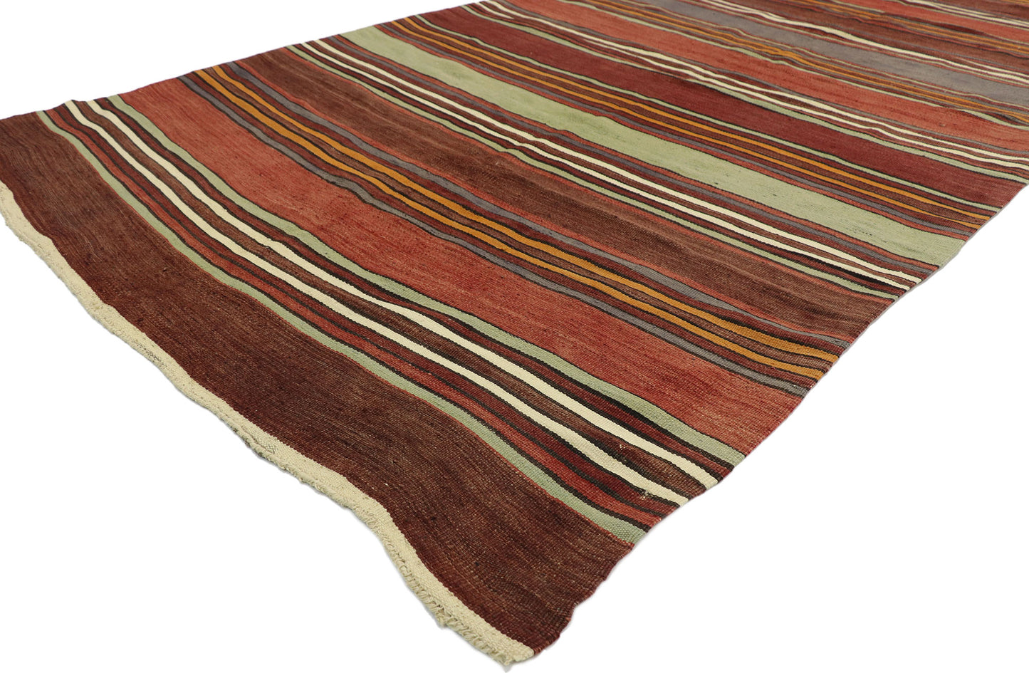 5 x 13 Vintage Turkish Kilim Runner 53135