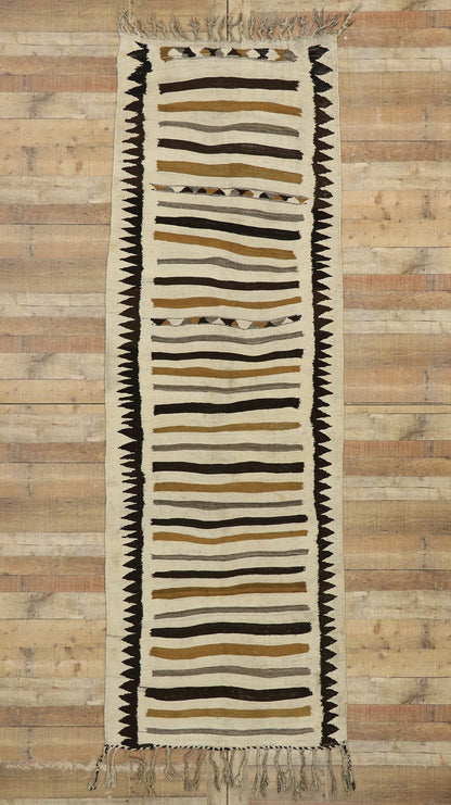 4 x 11 Vintage Turkish Kilim Runner 53136