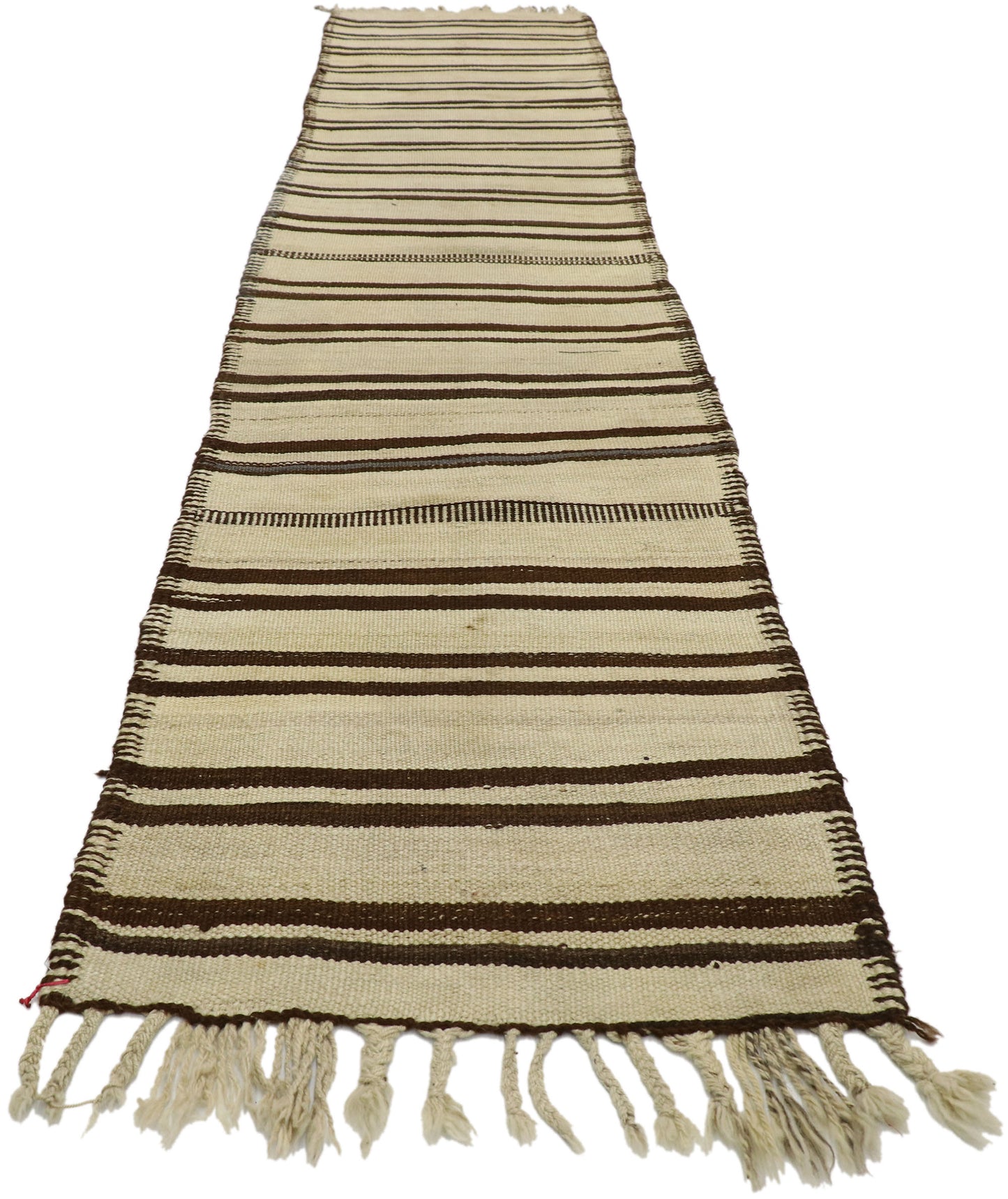 2 x 12 Vintage Turkish Kilim Runner 53138
