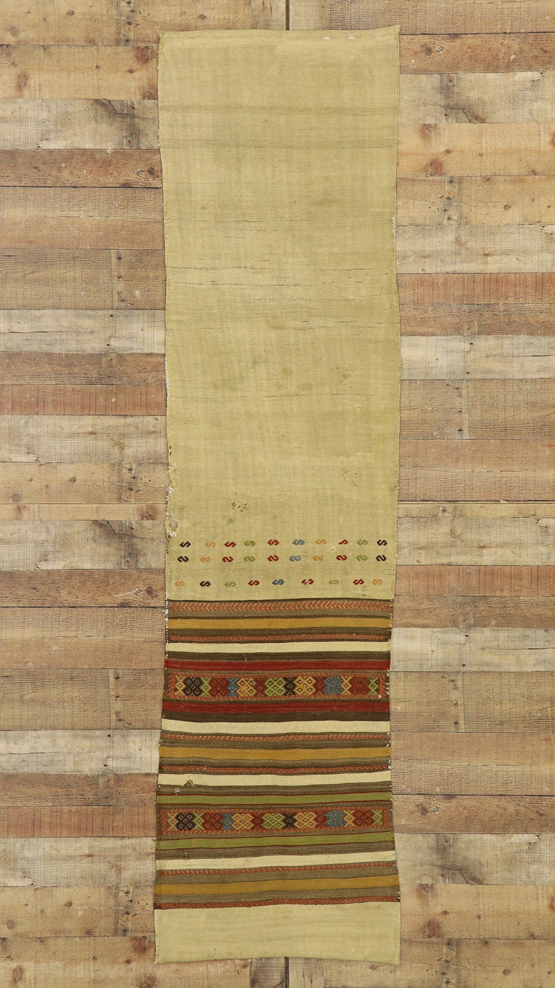 2 x 8 Vintage Turkish Kilim Runner 53139