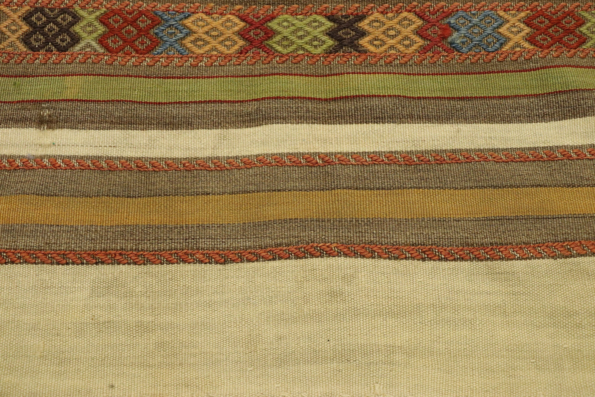 2 x 8 Vintage Turkish Kilim Runner 53139