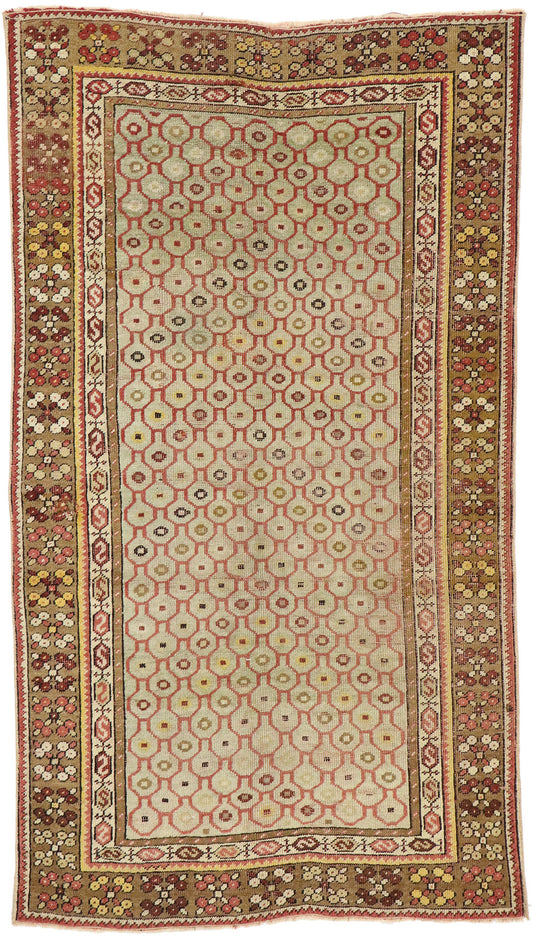 3 x 5 Vintage Turkish Sivas Rug 53142