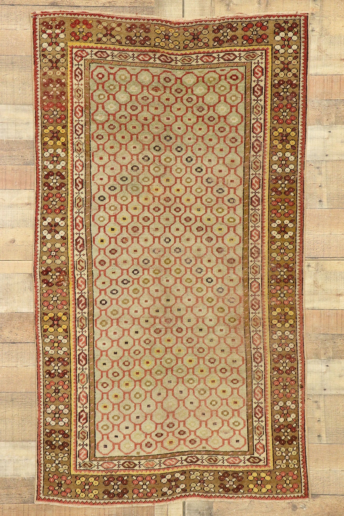 3 x 5 Vintage Turkish Sivas Rug 53142