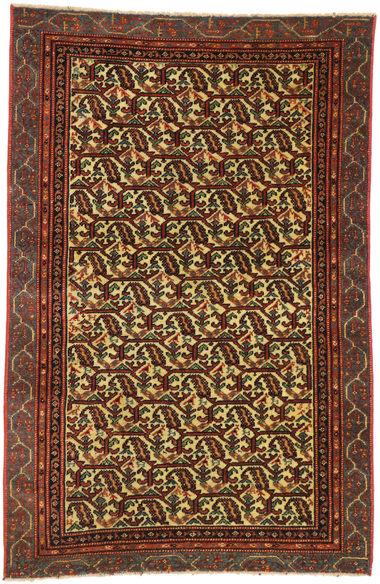 3 x 6 Vintage Persian Malayer Rug 53145