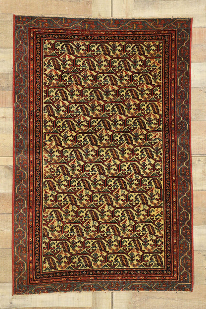 3 x 6 Vintage Persian Malayer Rug 53145