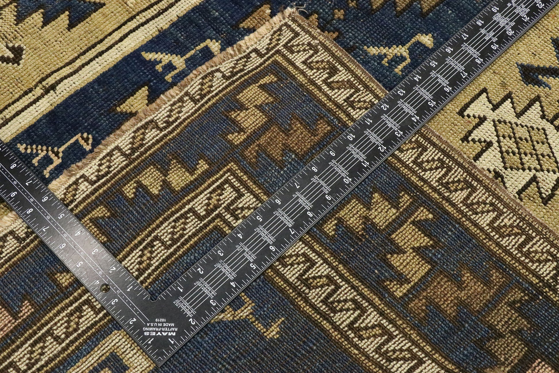 4 x 5 Vintage Turkish Shirvan Prayer Rug 53146