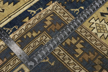 4 x 5 Vintage Turkish Shirvan Prayer Rug 53146