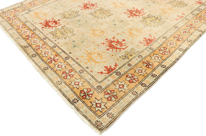 4 x 7 Vintage Turkish Oushak Rug 53147