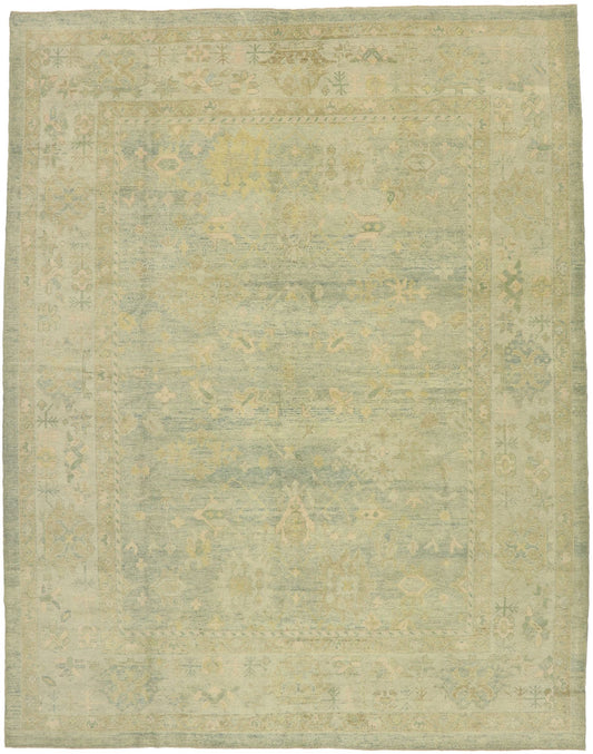 11 x 14 Contemporary Turkish Oushak Rug 53151