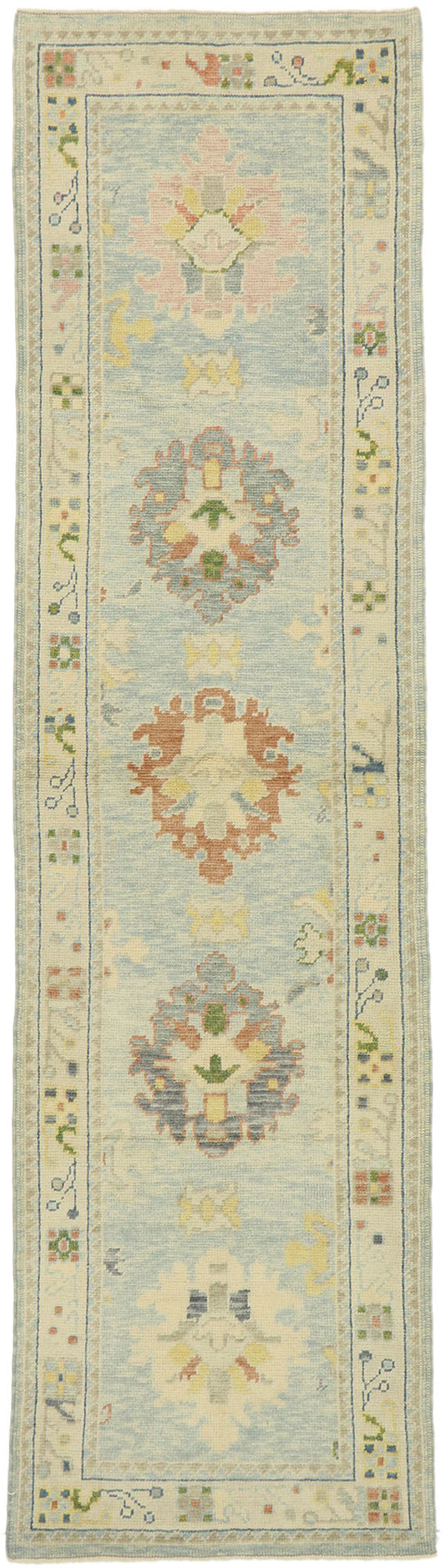 3 x 10 Contemporary Turkish Oushak Runner 53152
