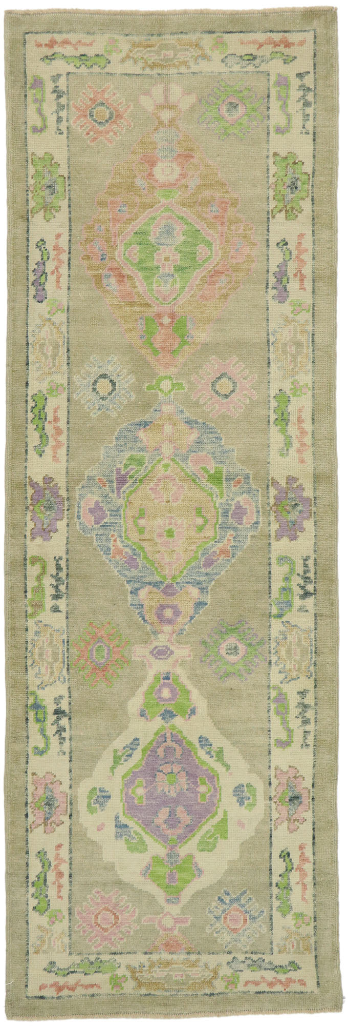 3 x 9 Contemporary Turkish Oushak Runner 53160