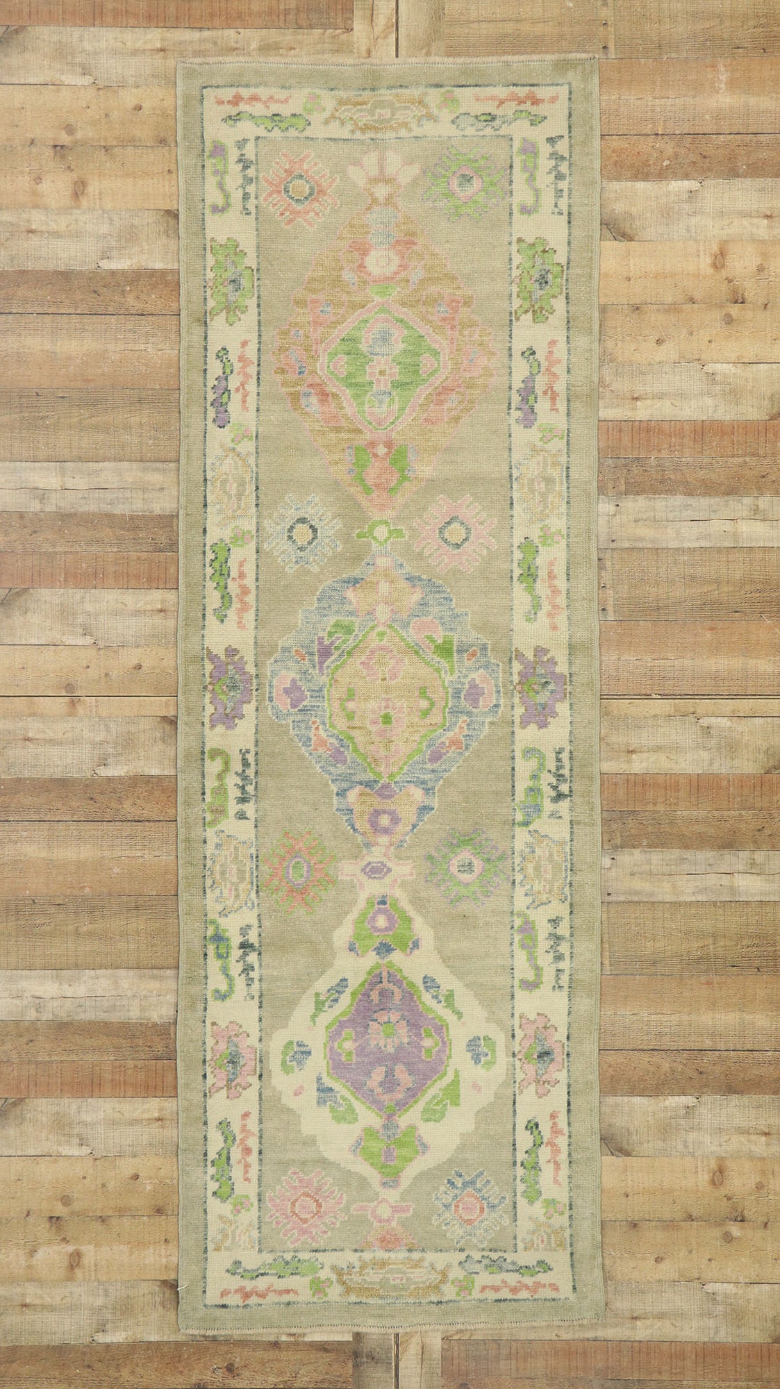 3 x 9 Contemporary Turkish Oushak Runner 53160
