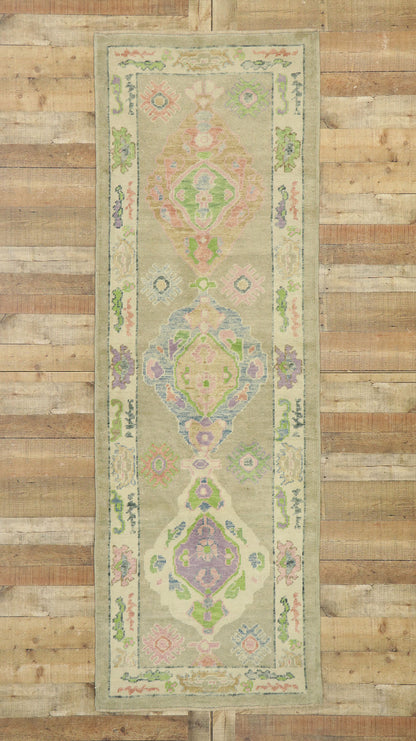 3 x 9 Contemporary Turkish Oushak Runner 53160