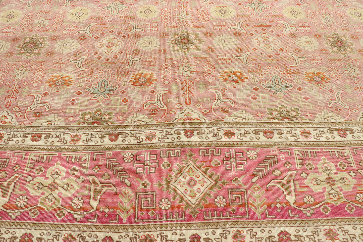 10 x 13 Vintage Persian Tabriz Rug 53163