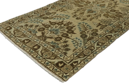 3 x 28 Vintage Persian Hamadan Runner 53164