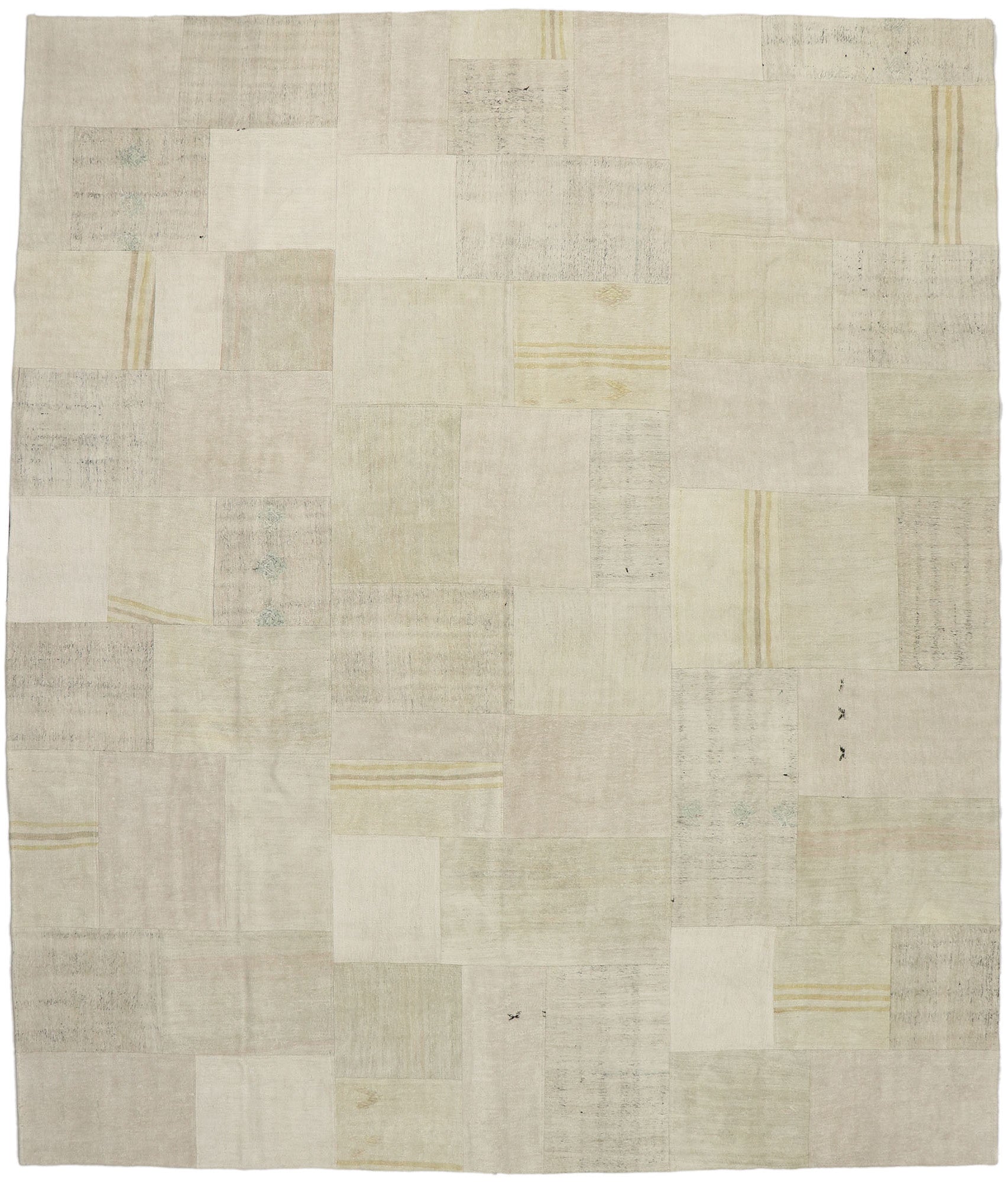 12 x 14 Vintage Turkish Patchwork Rug 53166