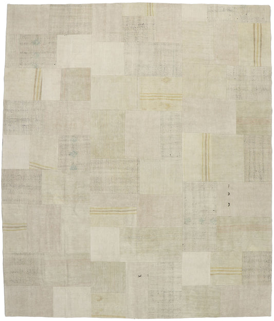 12 x 14 Vintage Turkish Patchwork Rug 53166