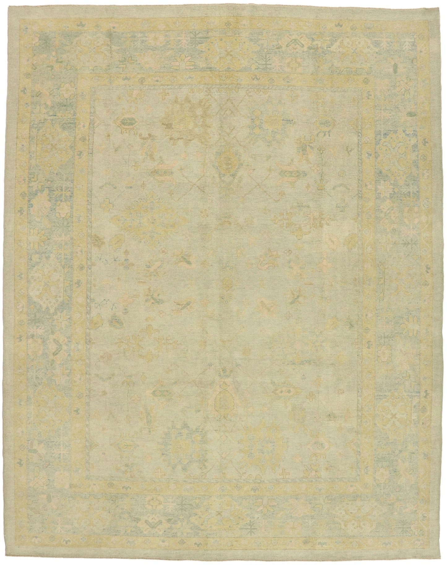 11 x 14 Turkish Oushak Rug 53169