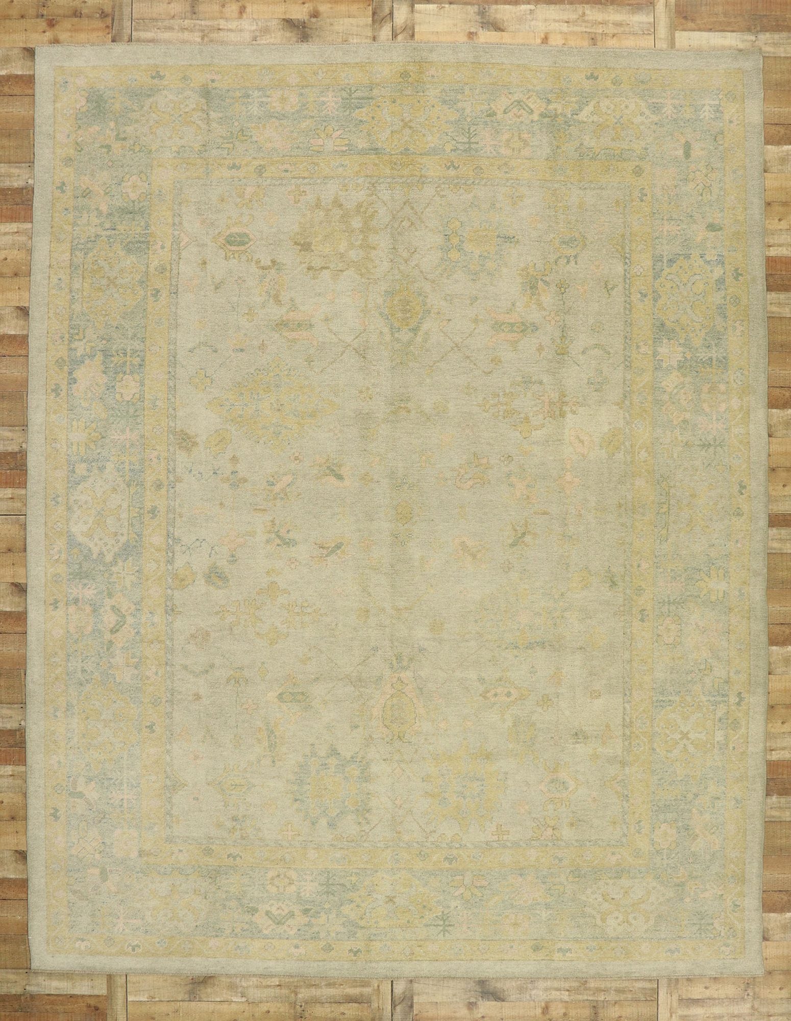 11 x 14 Turkish Oushak Rug 53169