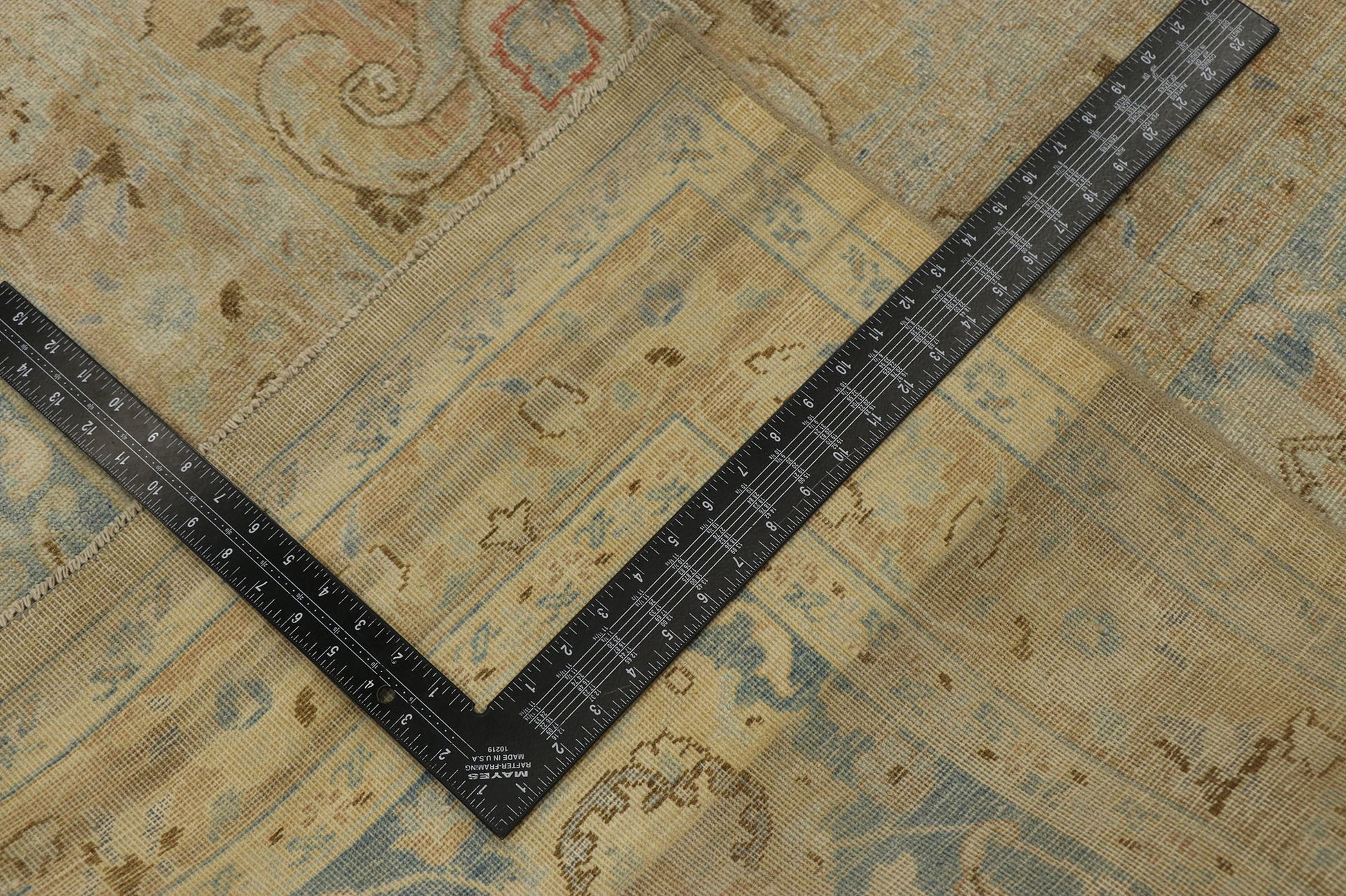 11 x 16 Distressed Antique Persian Mashhad Rug 53170