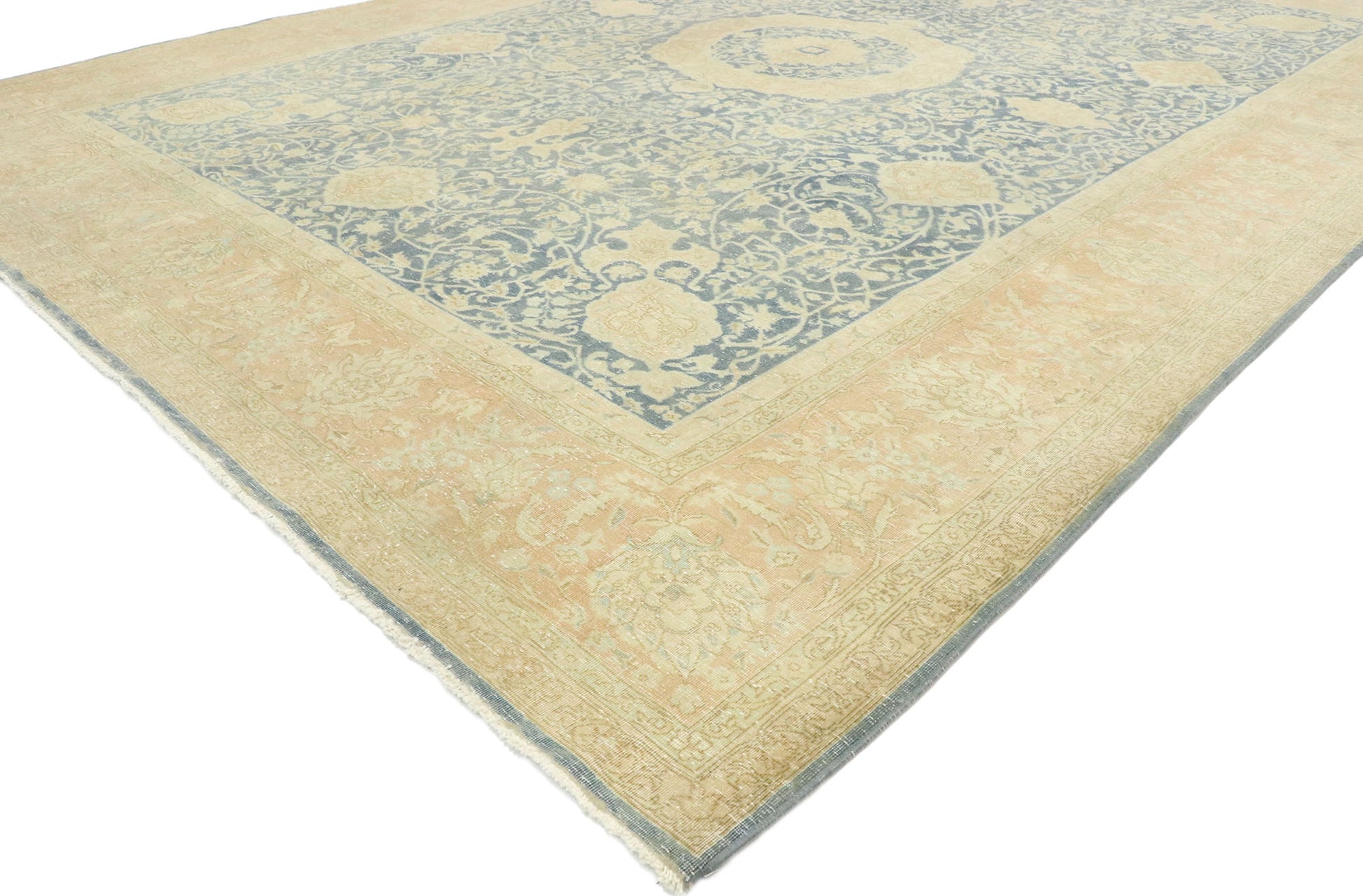 8 x 11 Antique Persian Tabriz Rug 53175