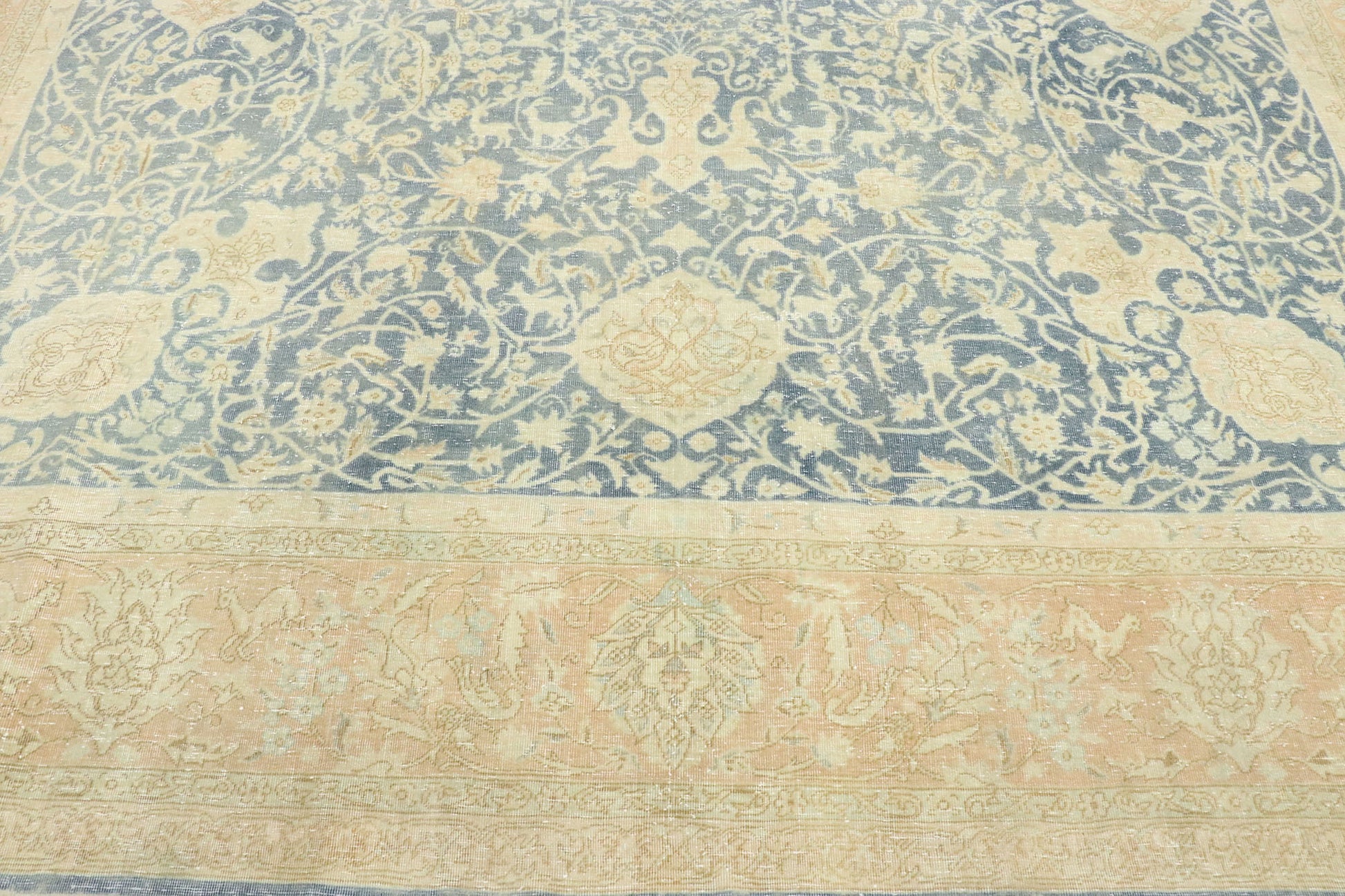 8 x 11 Antique Persian Tabriz Rug 53175