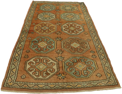 3 x 5 Vintage Turkish Oushak Rug 53179