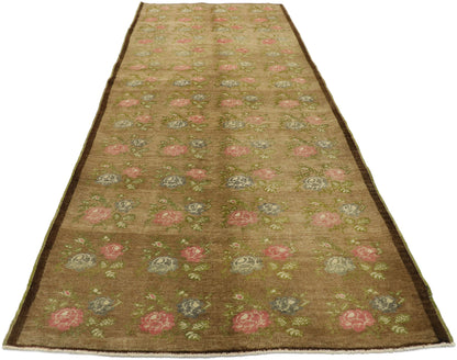 3 x 9 Vintage Turkish Oushak Runner 53182