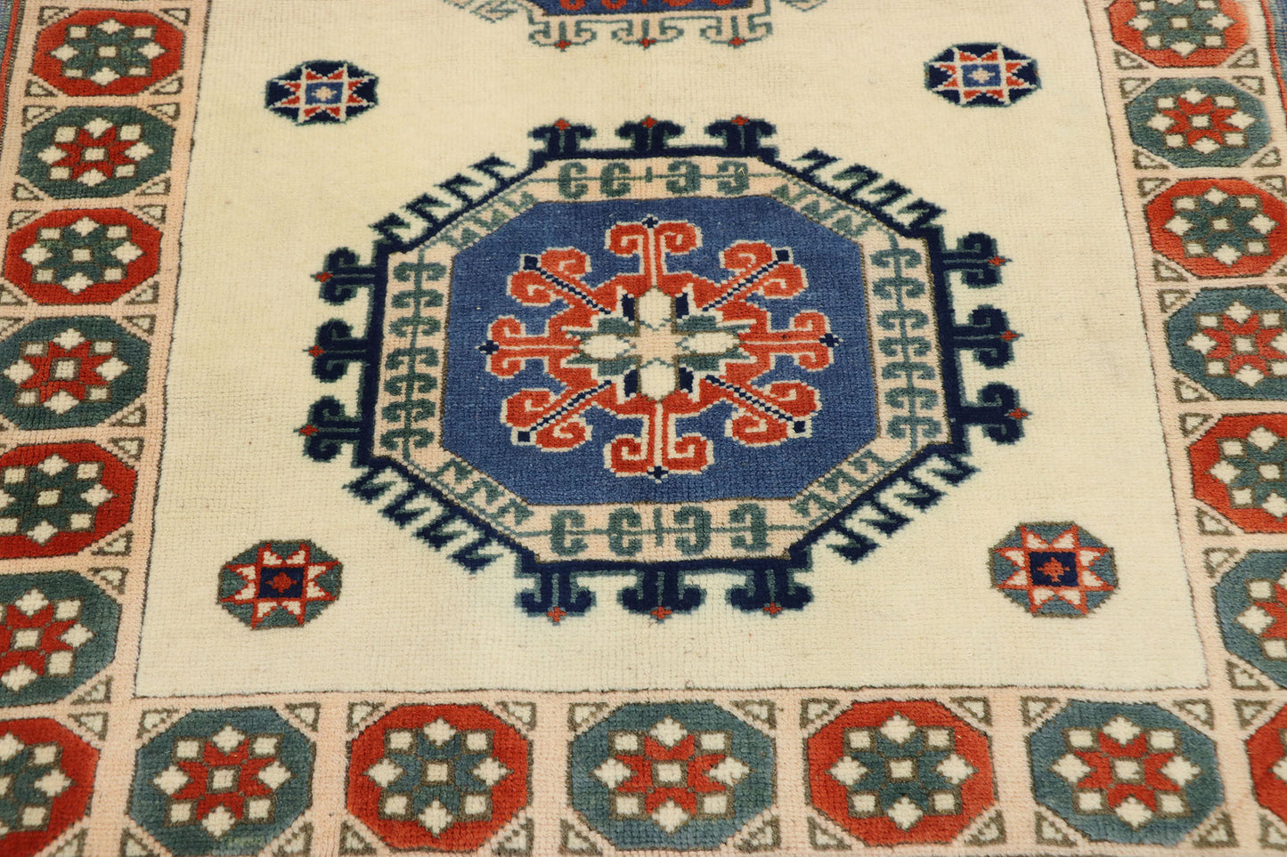 3 x 5 Vintage Turkish Oushak Rug 53185