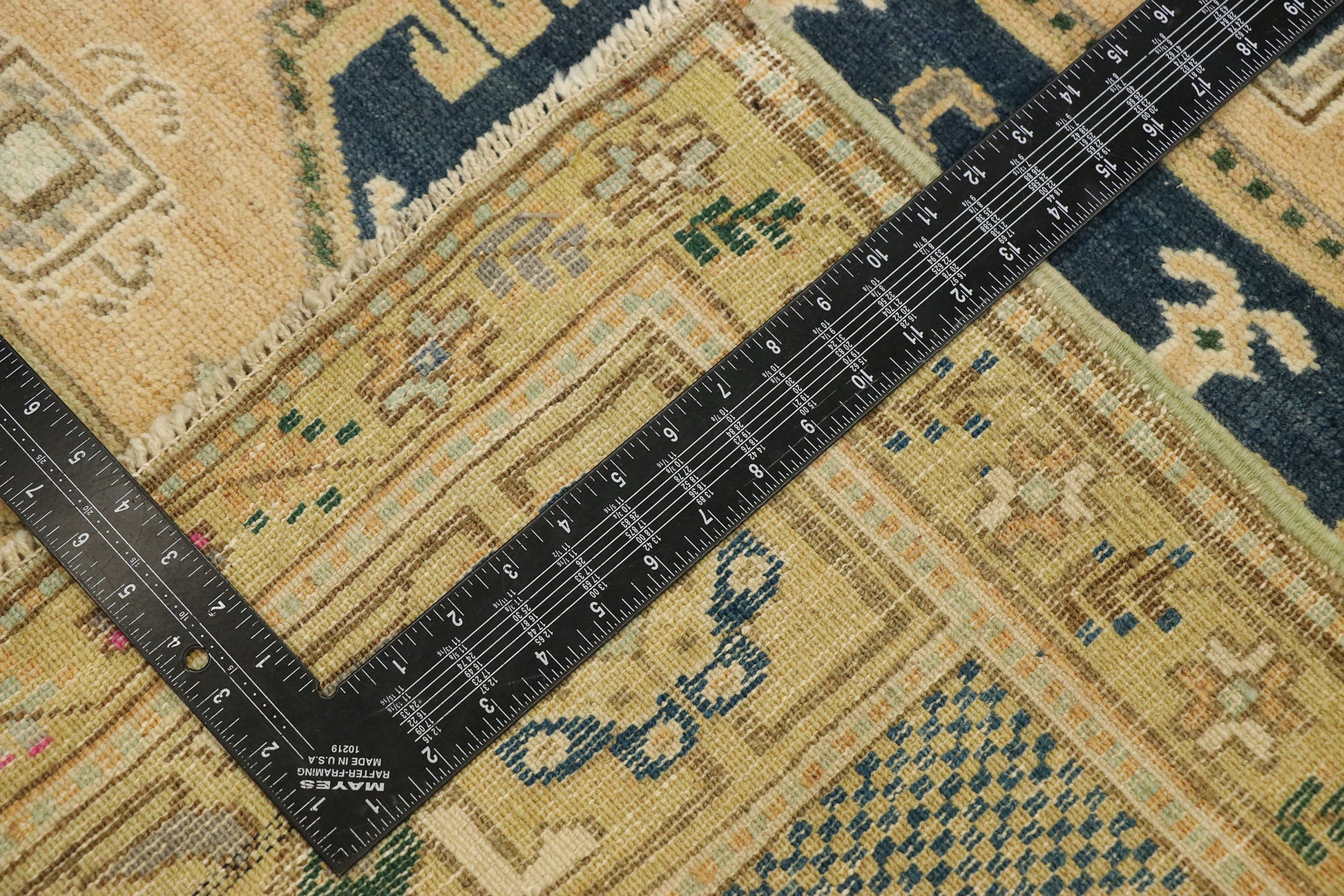 3 x 6 Vintage Turkish Oushak Rug 53187