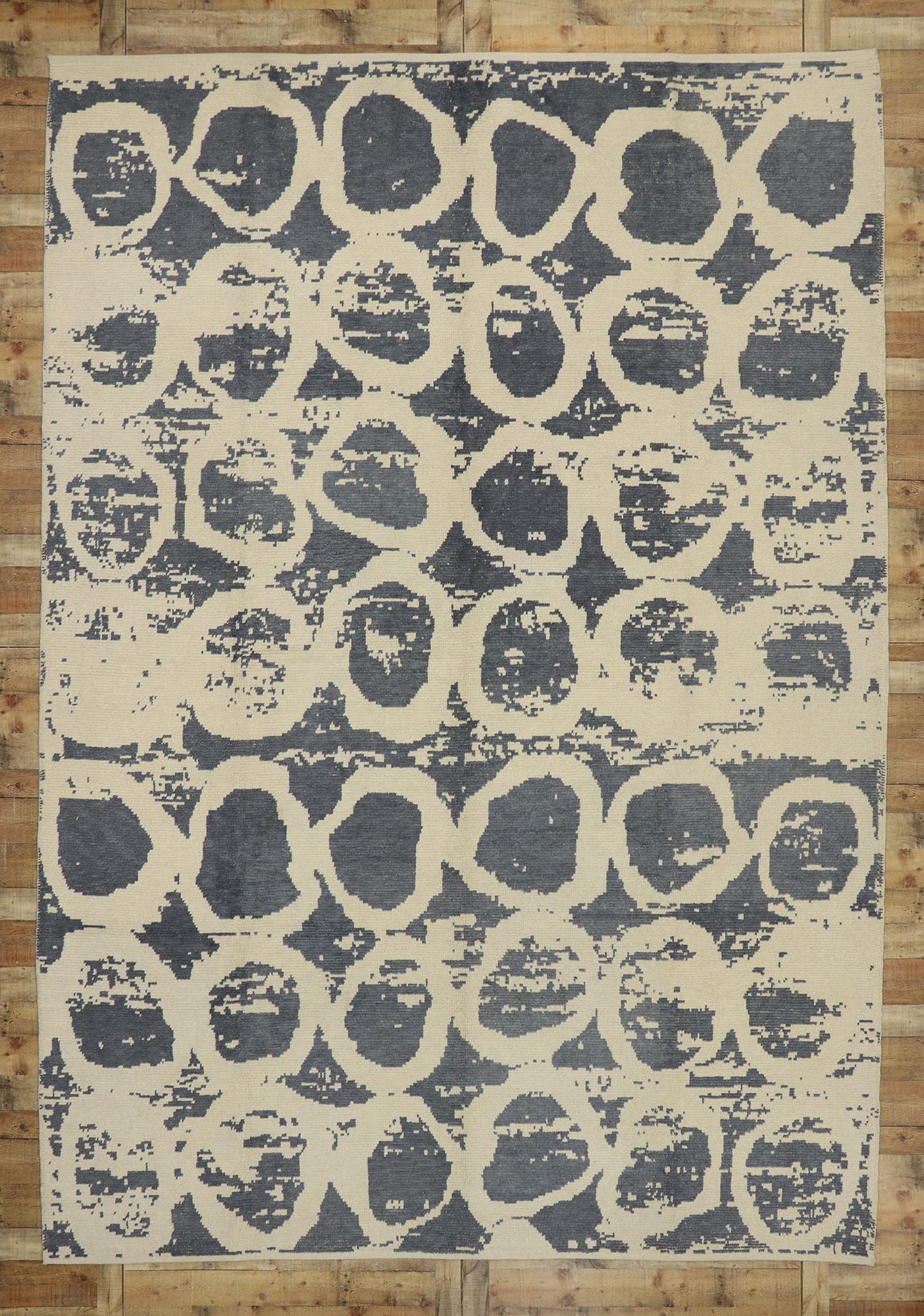 10 x 14 Moroccan Abstract Area Rug 53189